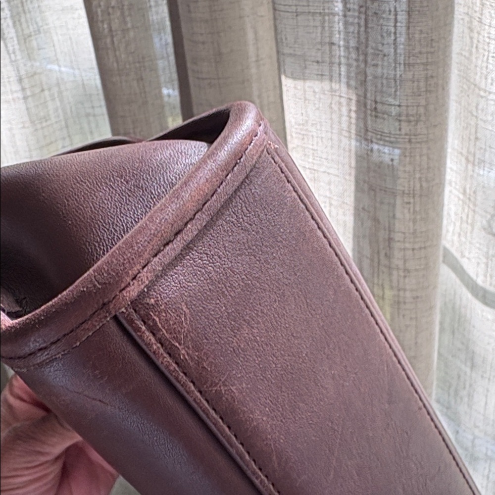 Vintage Coach Court Brown Satchel Bag 9870 - Picture 7 of 15